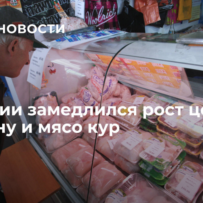 В России замедлился рост цен на свинину и мясо кур