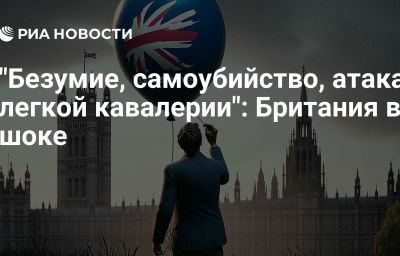 "Безумие, самоубийство, атака легкой кавалерии": Британия в шоке