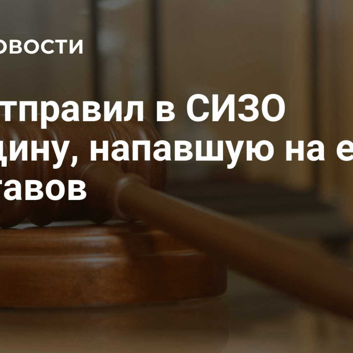 Суд отправил в СИЗО женщину, напавшую на его приставов