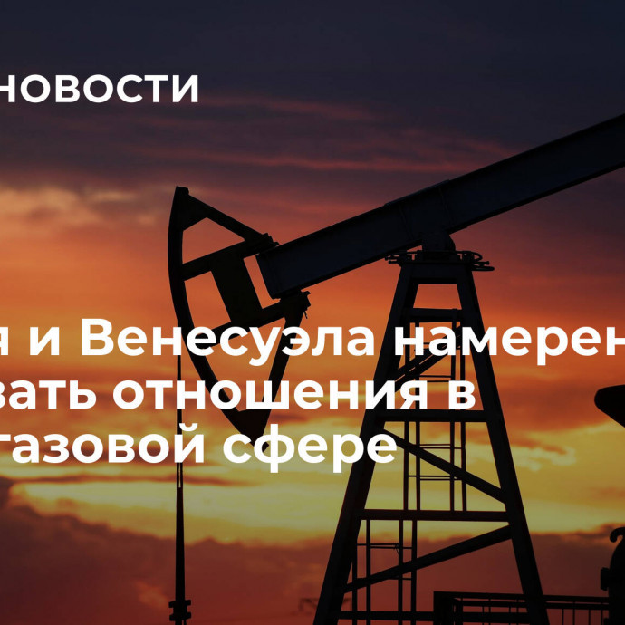 Россия и Венесуэла намерены развивать отношения в нефтегазовой сфере