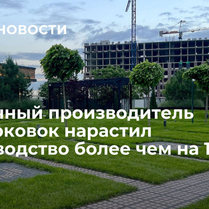 Столичный производитель экопарковок нарастил производство более чем на 160%