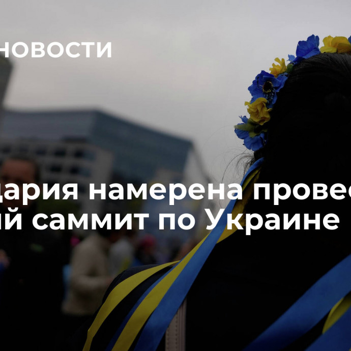 Швейцария намерена провести мирный саммит по Украине