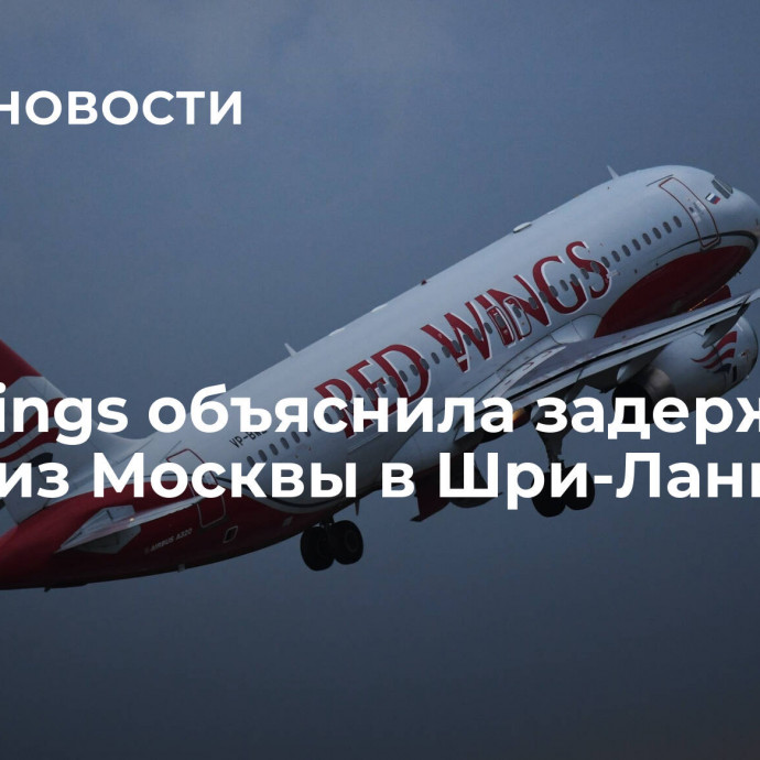 Red Wings объяснила задержку рейса из Москвы в Шри-Ланку