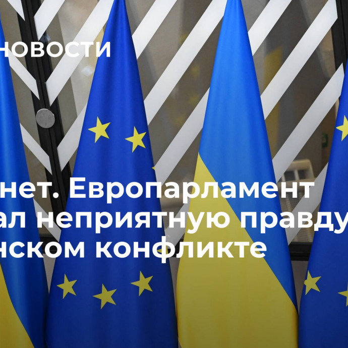 Денег нет. Европарламент признал неприятную правду об украинском конфликте