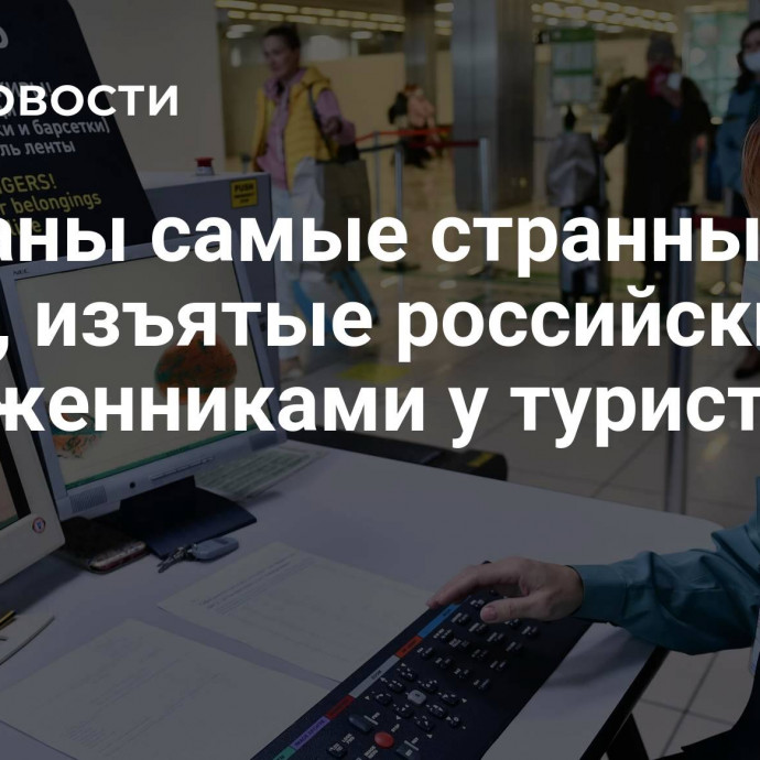 Названы самые странные вещи, изъятые российскими таможенниками у туристов