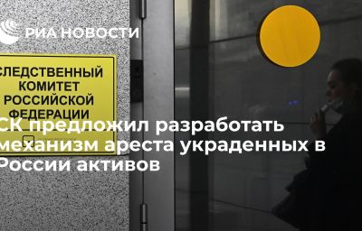 СК предложил разработать механизм ареста украденных в России активов