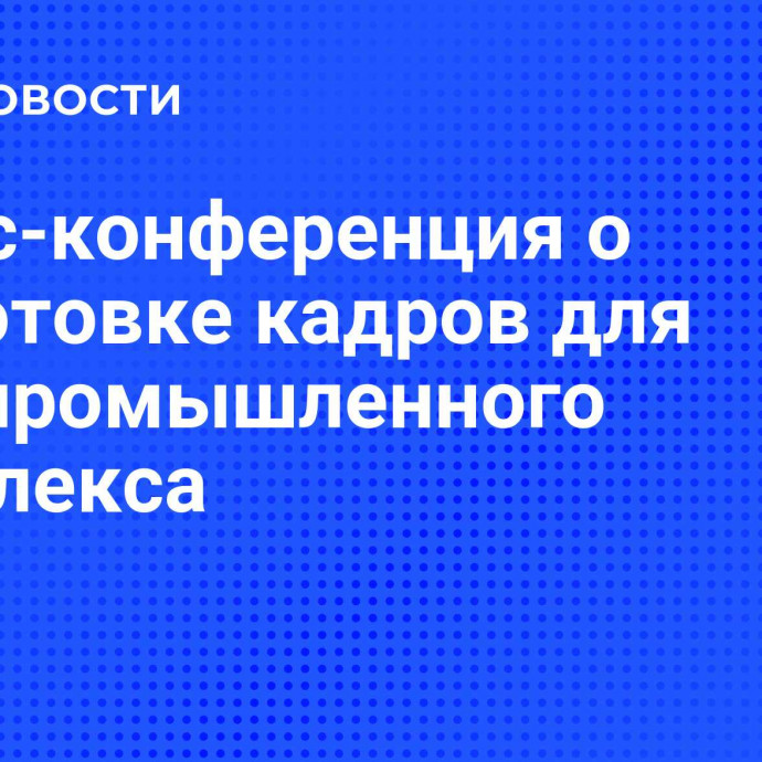 Пресс-конференция о подготовке кадров для лесопромышленного комплекса