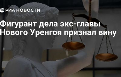 Фигурант дела экс-главы Нового Уренгоя признал вину