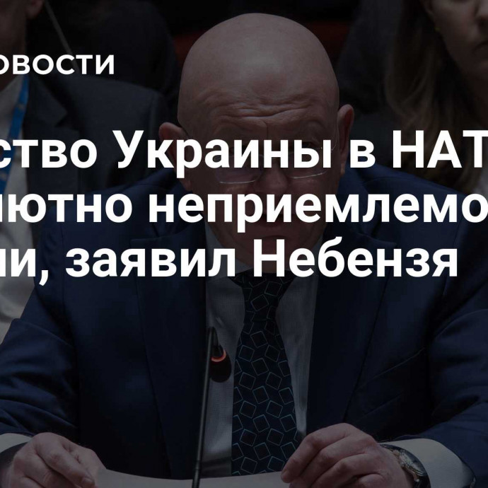 Членство Украины в НАТО абсолютно неприемлемо для России, заявил Небензя