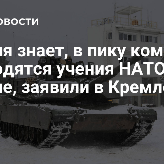 Россия знает, в пику кому проводятся учения НАТО в Европе, заявили в Кремле