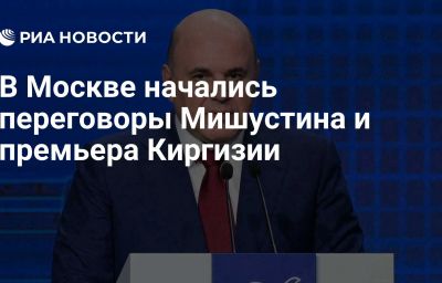 В Москве начались переговоры Мишустина и премьера Киргизии