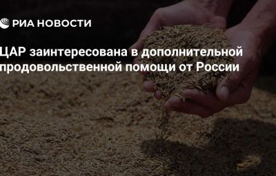 ЦАР заинтересована в дополнительной продовольственной помощи от России