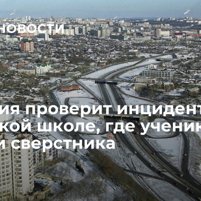 Полиция проверит инцидент в уфимской школе, где ученики избили сверстника