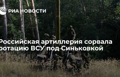 Российская артиллерия сорвала ротацию ВСУ под Синьковкой