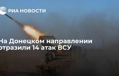 На Донецком направлении отразили 14 атак ВСУ
