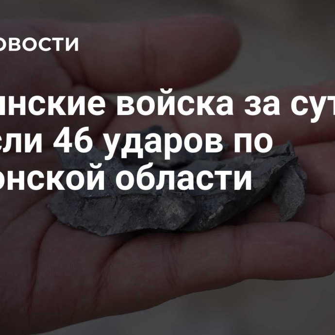 Украинские войска за сутки нанесли 46 ударов по Херсонской области