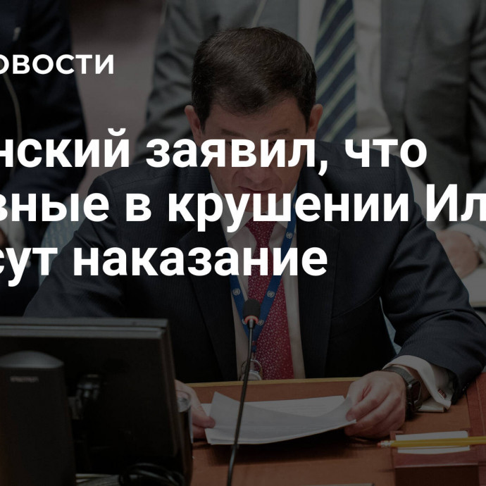 Полянский заявил, что виновные в крушении Ил-76 понесут наказание