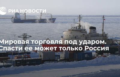 Мировая торговля под ударом. Спасти ее может только Россия