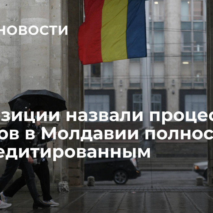 В оппозиции назвали процесс выборов в Молдавии полностью дискредитированным