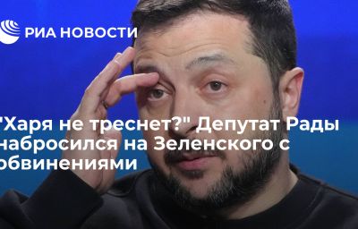 "Харя не треснет?" Депутат Рады набросился на Зеленского с обвинениями