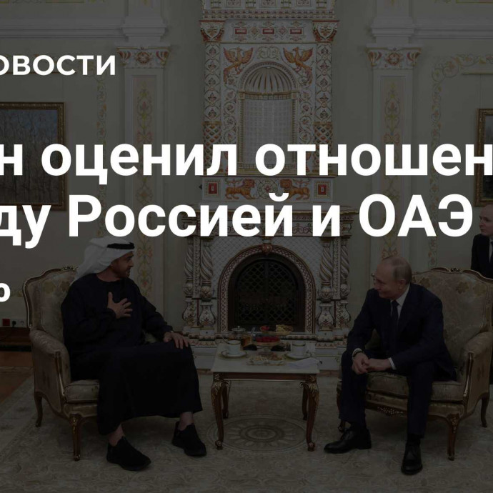 Путин оценил отношения между Россией и ОАЭ