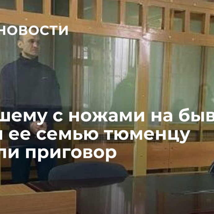 Напавшему с ножами на бывшую жену и ее семью тюменцу вынесли приговор