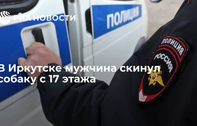 В Иркутске мужчина скинул собаку с 17 этажа