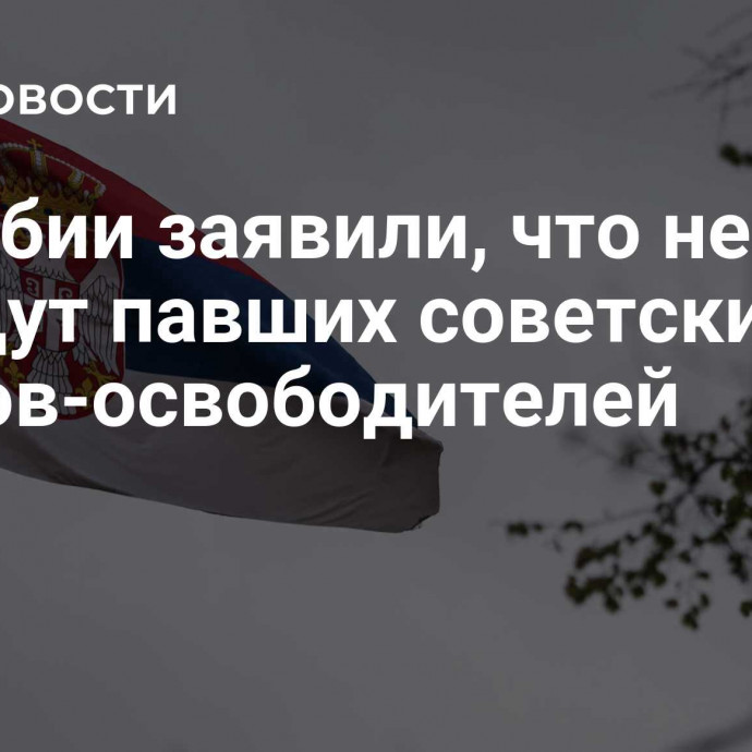 В Сербии заявили, что не забудут павших советских воинов-освободителей