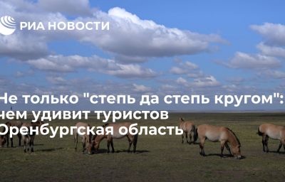 Не только "степь да степь кругом": чем удивит туристов Оренбургская область