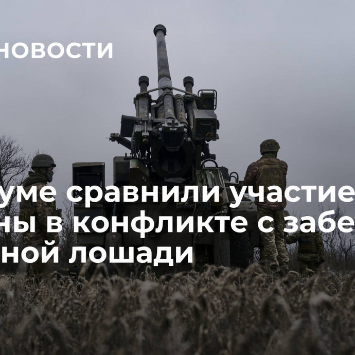 В Госдуме сравнили участие Украины в конфликте с забегом загнанной лошади