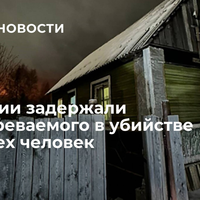 В Якутии задержали подозреваемого в убийстве четырех человек