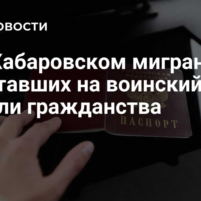 Под Хабаровском мигрантов, не вставших на воинский учет, лишили гражданства