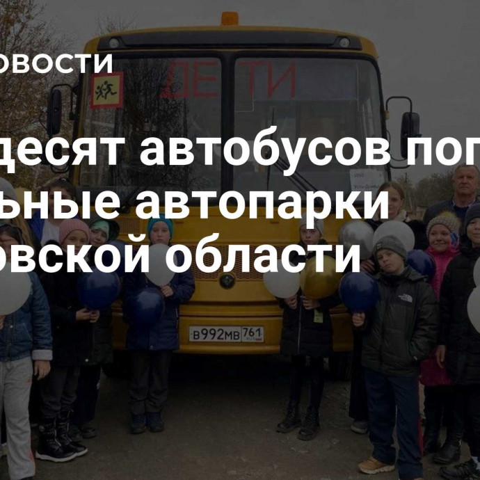 Пятьдесят автобусов пополнят школьные автопарки Ростовской области