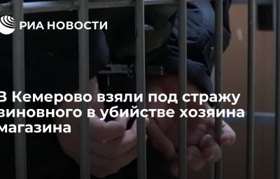 В Кемерово взяли под стражу виновного в убийстве хозяина магазина