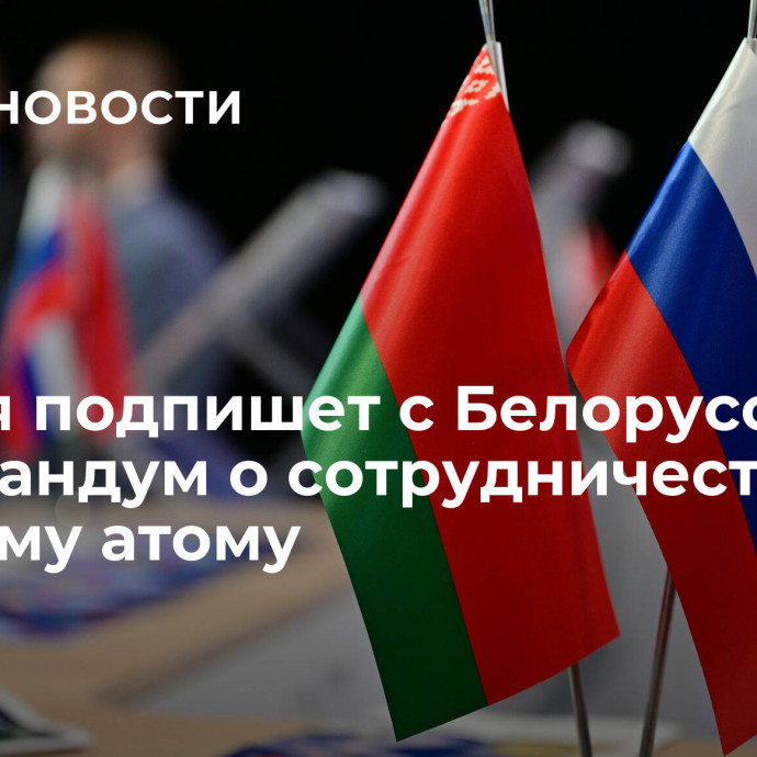 Россия подпишет с Белоруссией меморандум о сотрудничестве по мирному атому