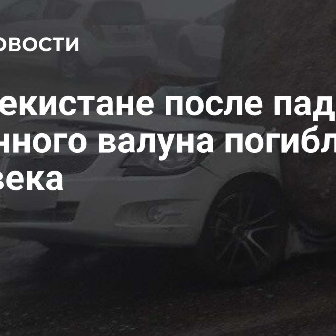 В Узбекистане после падения каменного валуна погибли три человека