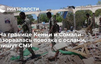 На границе Кении и Сомали взорвалась повозка с ослами, пишут СМИ