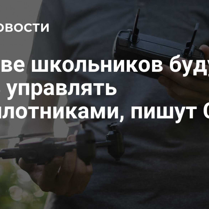 В Литве школьников будут учить управлять беспилотниками, пишут СМИ