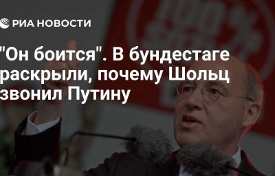 "Он боится". В бундестаге раскрыли, почему Шольц звонил Путину