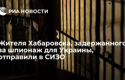 Жителя Хабаровска, задержанного за шпионаж для Украины, отправили в СИЗО