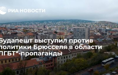 Будапешт выступил против политики Брюсселя в области ЛГБТ*-пропаганды