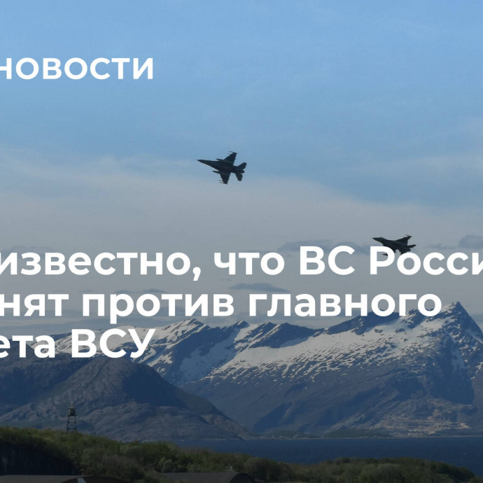 Стало известно, что ВС России применят против главного самолета ВСУ