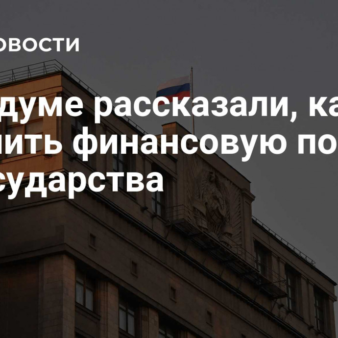 В Госдуме рассказали, как получить финансовую помощь от государства