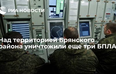 Над территорией Брянского района уничтожили еще три БПЛА