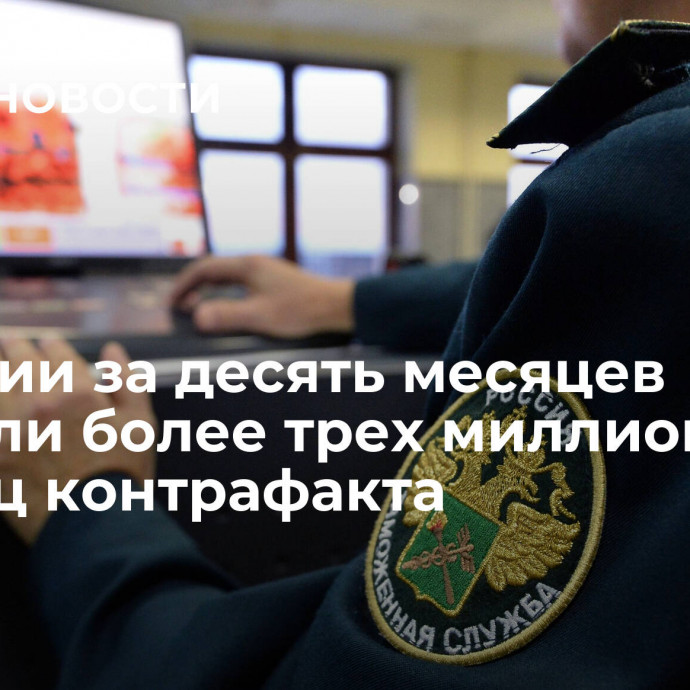 В России за десять месяцев выявили более трех миллионов единиц контрафакта