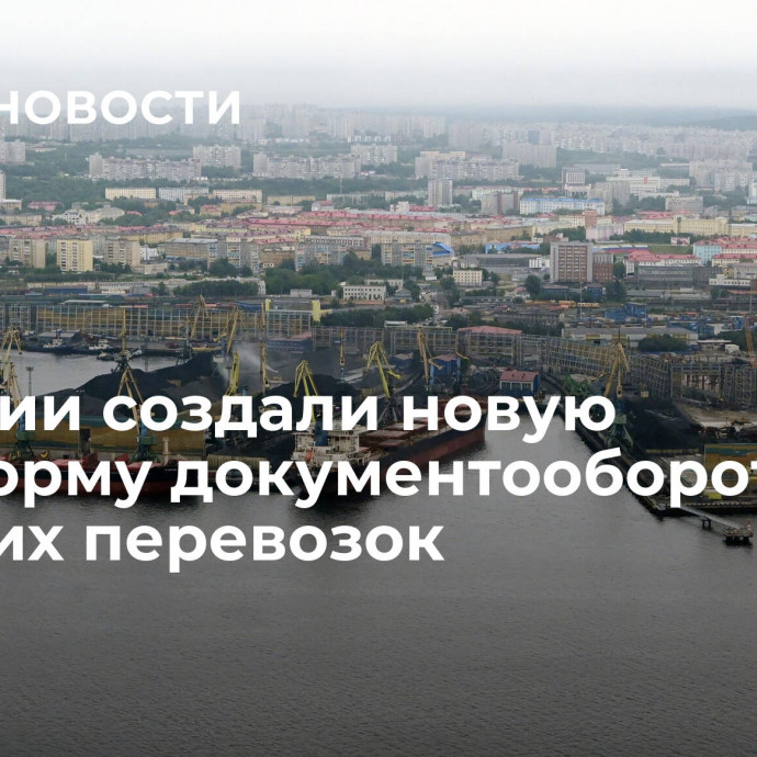 В России создали новую платформу документооборота для морских перевозок