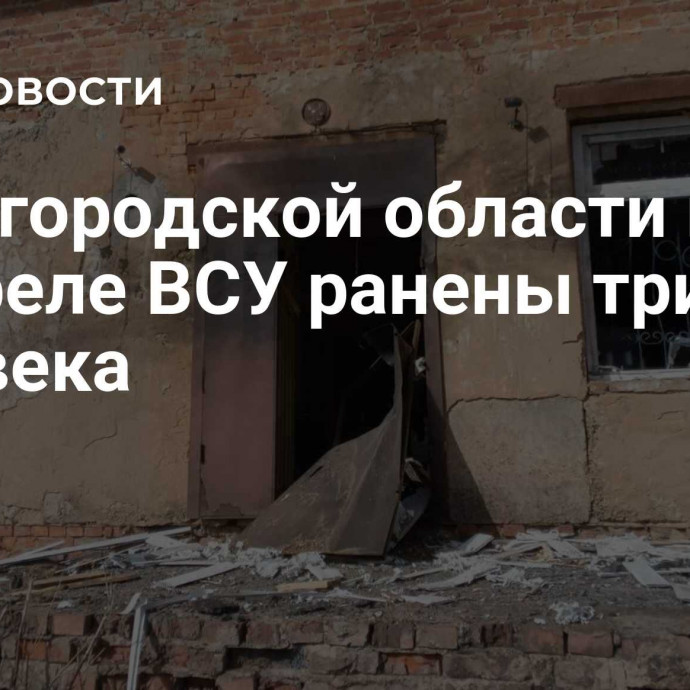 В Белгородской области при обстреле ВСУ ранены три человека