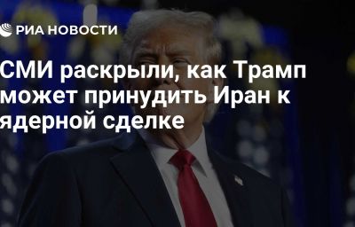 СМИ раскрыли, как Трамп может принудить Иран к ядерной сделке