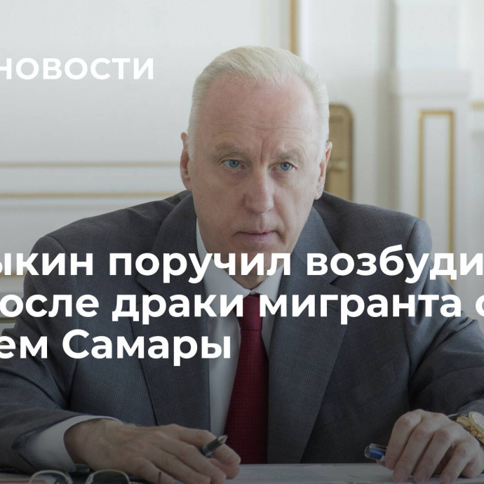 Бастрыкин поручил возбудить дело после драки мигранта с жителем Самары