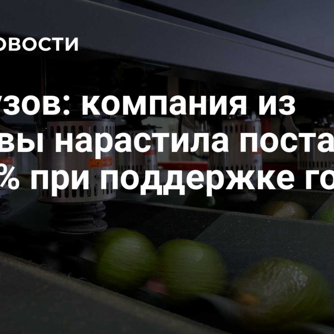 Гарбузов: компания из Москвы нарастила поставки на 40% при поддержке города